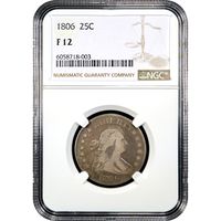 1806 Draped Bust Quarter (25c) Obverse Image