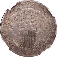1806 Pointed 6 Stem Draped Bust Half Dollar (50c) O-116 Photo 4