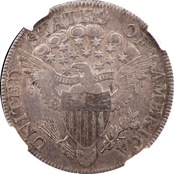 1806 Pointed 6 Stem Draped Bust Half Dollar (50c) O-116 Photo 4
