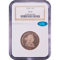 1806/5 Draped Bust Quarter (25c) Obverse Image