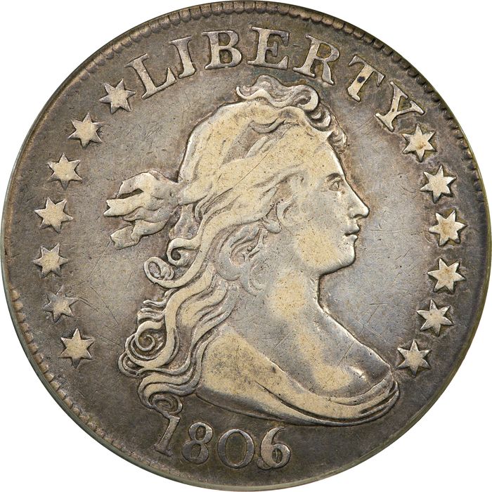 1806/5 Draped Bust Quarter (25c) OGH Photo 3