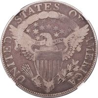 1806/5 Large Stars Draped Bust Half Dollar (50c) Reverse Image