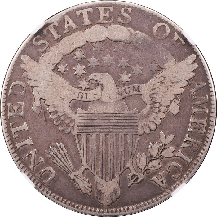 1806/5 Large Stars Draped Bust Half Dollar (50c) Reverse Image