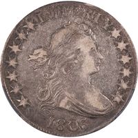 1806/5 Large Stars Draped Bust Half Dollar (50c) Overton 103 Obverse Image