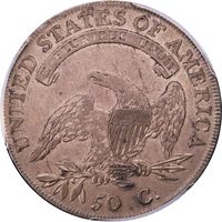 1807 Capped Bust Half Dollar (50c) Large Stars 50/20 Photo 4