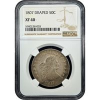 1807 Draped Bust Half Dollar (50c) Obverse Image