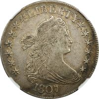 1807 Draped Bust Half Dollar (50c) Photo 3