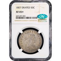 1807 Draped Bust Half Dollar (50c) Obverse Image