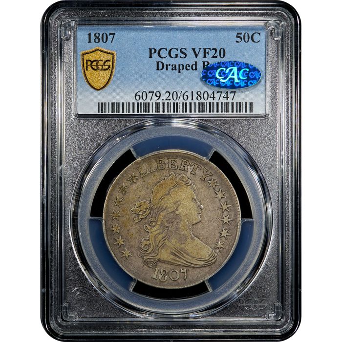 1807 Draped Bust Half Dollar (50c) Obverse Image