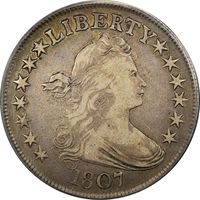 1807 Draped Bust Half Dollar (50c) Obverse Image