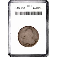 1807 Draped Bust Quarter (25c) Obverse Image