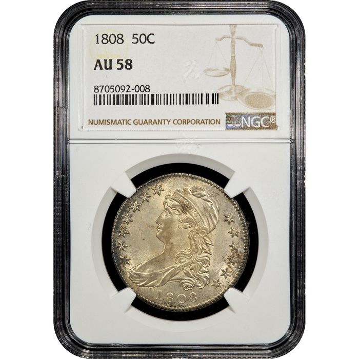 1808 Capped Bust Half Dollar (50c) Obverse Image