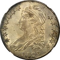 1808 Capped Bust Half Dollar (50c) Photo 3