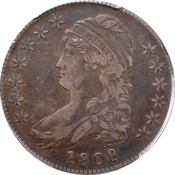 1808 Capped Bust Half Dollar (50c) O-107a Obverse Image