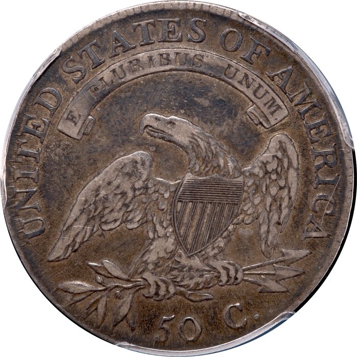 1808 Capped Bust Half Dollar (50c) O-107a Reverse Image