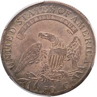 1808 Capped Bust Half Dollar (50c) Reverse Image