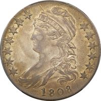 1808 Capped Bust Half Dollar (50c) Obverse Image