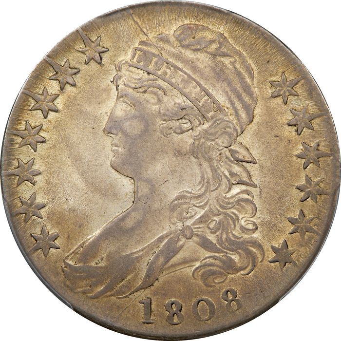 1808 Capped Bust Half Dollar (50c) Obverse Image