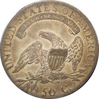 1808 Capped Bust Half Dollar (50c) Reverse Image