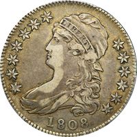 1808 Capped Bust Half Dollar (50c) Obverse Image