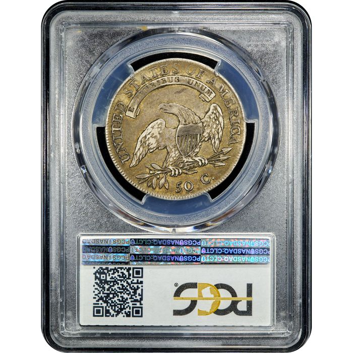1808 Capped Bust Half Dollar (50c) Reverse Slab Image