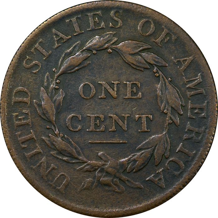 1808 Classic Head Large Cent (1c) Reverse Image