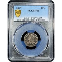 1809 Capped Bust Dime (10c) Obverse Image