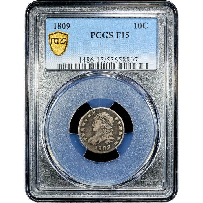 1809 Capped Bust Dime (10c) Obverse Image