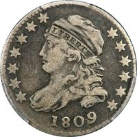 1809 Capped Bust Dime (10c) Photo 3