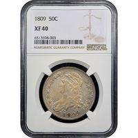 1809 Capped Bust Half Dollar (50c) Obverse Image
