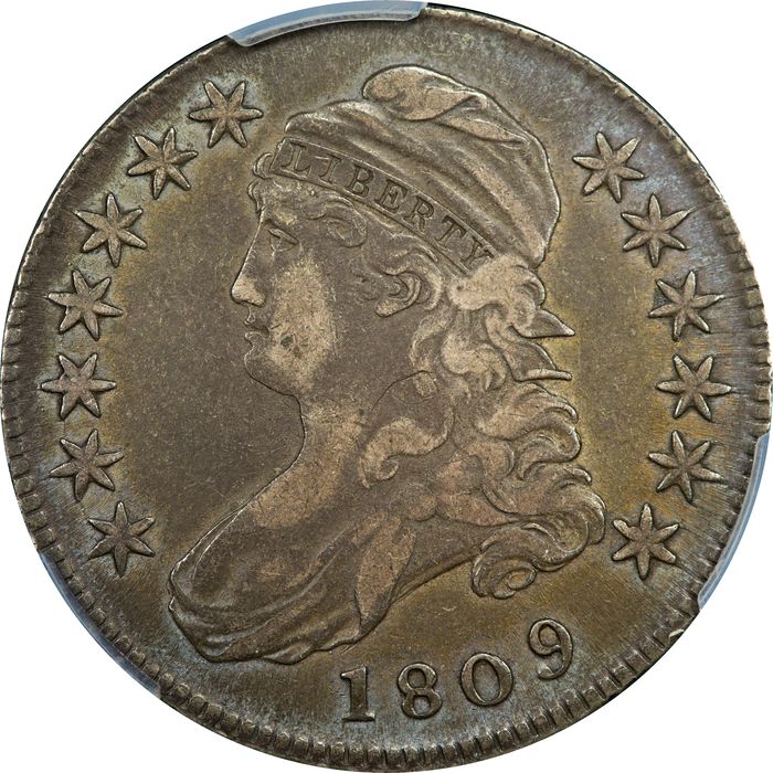 1809 Capped Bust Half Dollar (50c) O-106 Photo 3