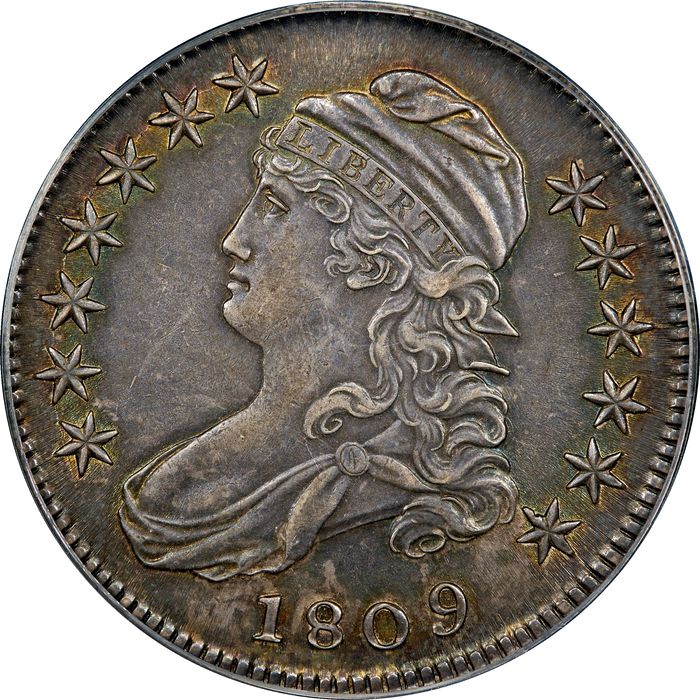 1809 Capped Bust Half Dollar (50c) OGH Photo 3