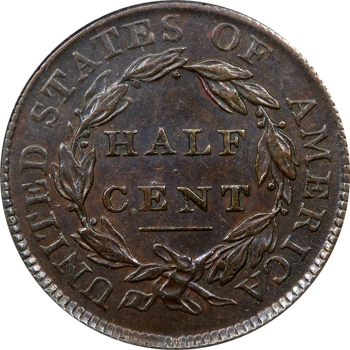 1809/6 Classic Head Half Cent (1/2c) 9 Over Inverted 9 Photo 4