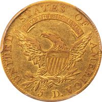 1809/8 Capped Bust Gold Half Eagle ($5) Photo 4