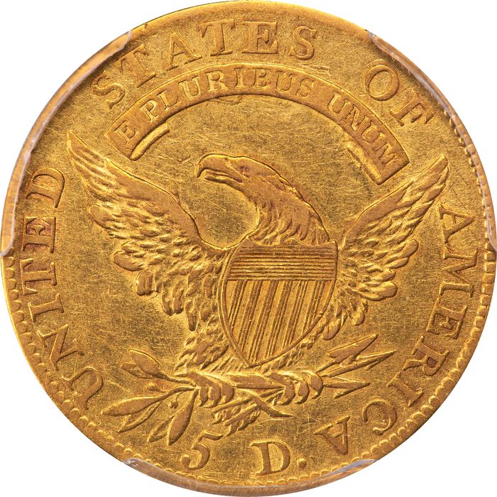 1809/8 Capped Bust Gold Half Eagle ($5) Photo 4