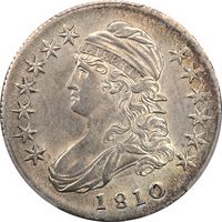 1810 Capped Bust Half Dollar (50c) O-108a Obverse Image