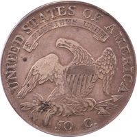 1810 Capped Bust Half Dollar (50c) Reverse Image