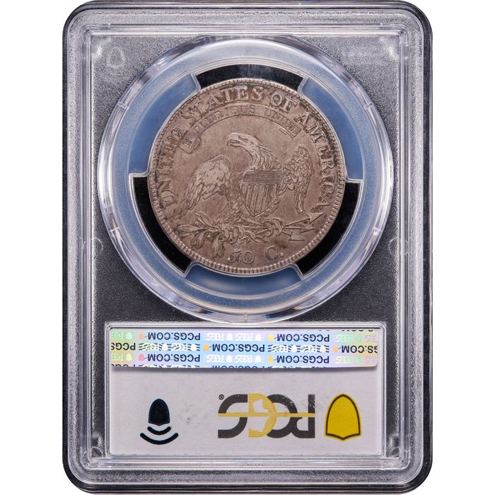 1810 Capped Bust Half Dollar (50c) Reverse Slab Image