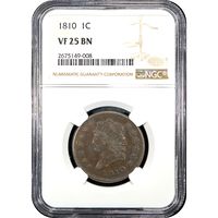 1810 Classic Head Large Cent (1c) Obverse Image
