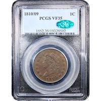 1810/9 Classic Head Large Cent (1c) S-281 Obverse Image