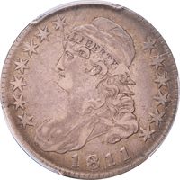 1811 Capped Bust Half Dollar (50c) Large 8 Photo 3