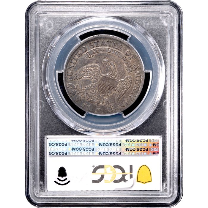 1811 Capped Bust Half Dollar (50c) Small 8 Reverse Slab Image