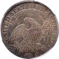 1811 Capped Bust Half Dollar (50c) Small 8 Reverse Image
