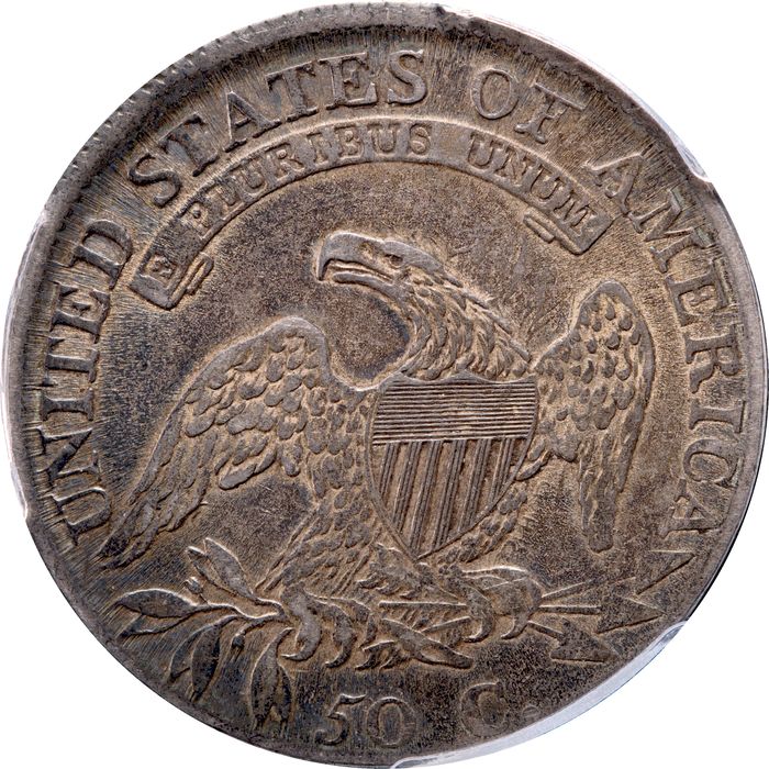 1811 Capped Bust Half Dollar (50c) Small 8 Reverse Image