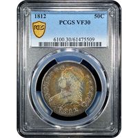 1812 Capped Bust Half Dollar (50c) Obverse Image