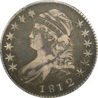 1812/1 Capped Bust Half Dollar (25c) Small 8 Obverse Image