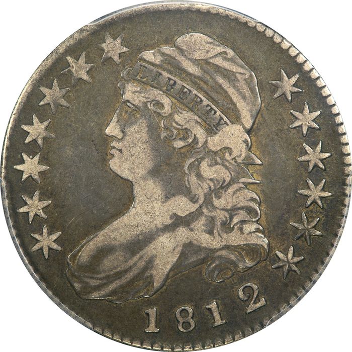 1812/1 Capped Bust Half Dollar (25c) Small 8 Obverse Image