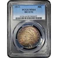 1813 Capped Bust Half Dollar (50c) 50c/UNI Obverse Image
