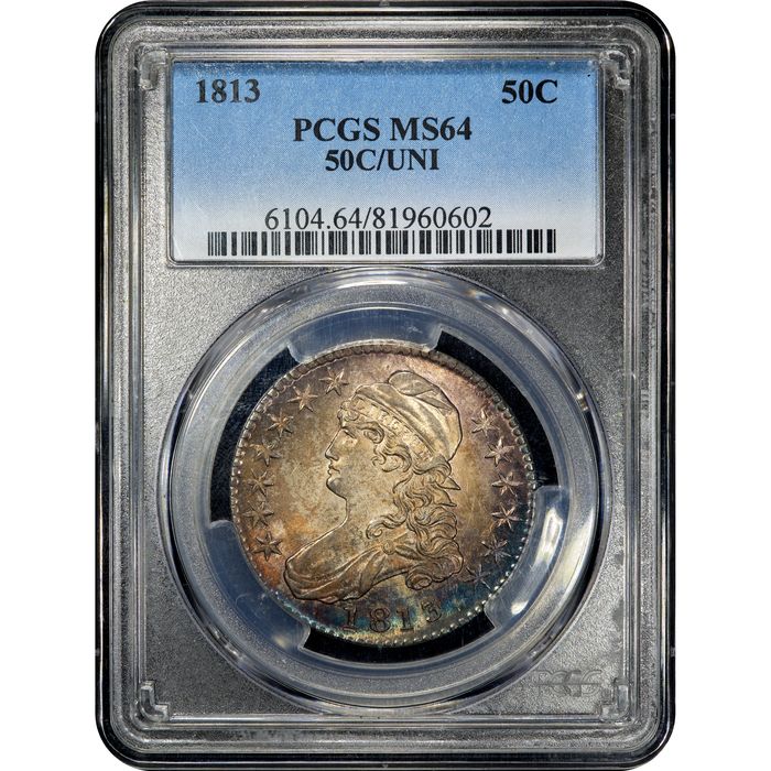 1813 Capped Bust Half Dollar (50c) 50c/UNI Obverse Image