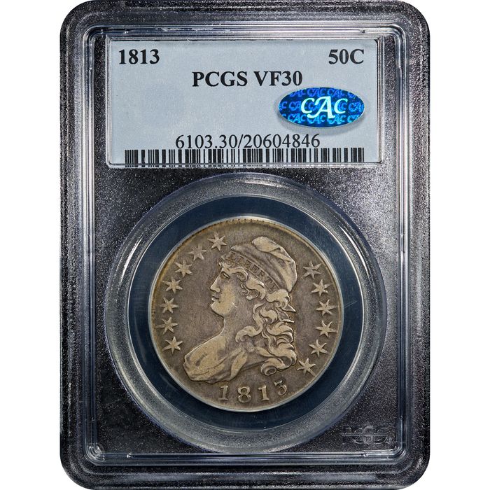 1813 Capped Bust Half Dollar (50c) O-104 Obverse Image